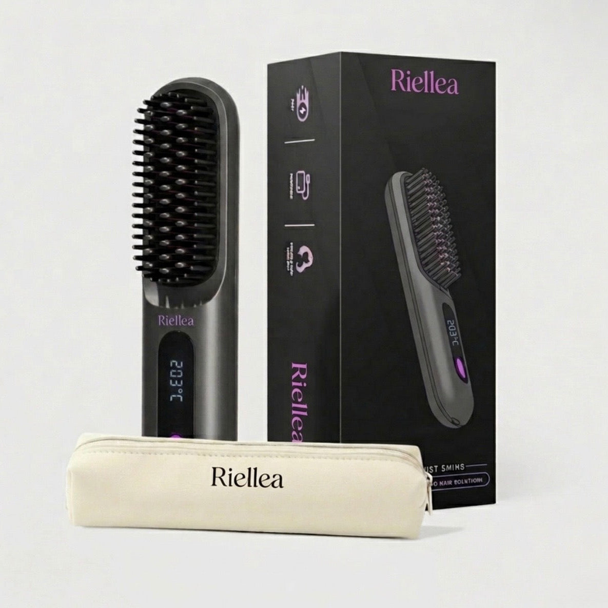 Portable Hair Straightener Brush
