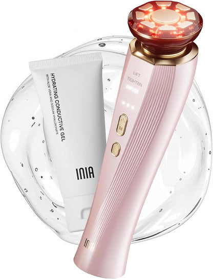 3-in-1 Red Light Therapy Beauty Device for Face & Neck Skincare | Help Reduce Puffiness, Support Skin Firmness, and Enhance Radiance, Ideal for Daily Home Use