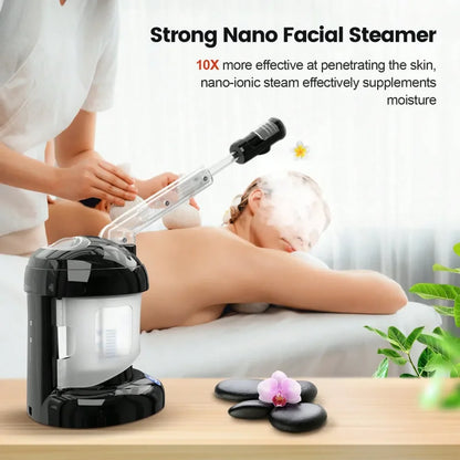 Steamer Ozone Steamer With Extendable Arm Professional Nano Ionic Facial Steamer For Deep Cleaning Portable For Personal Care Us