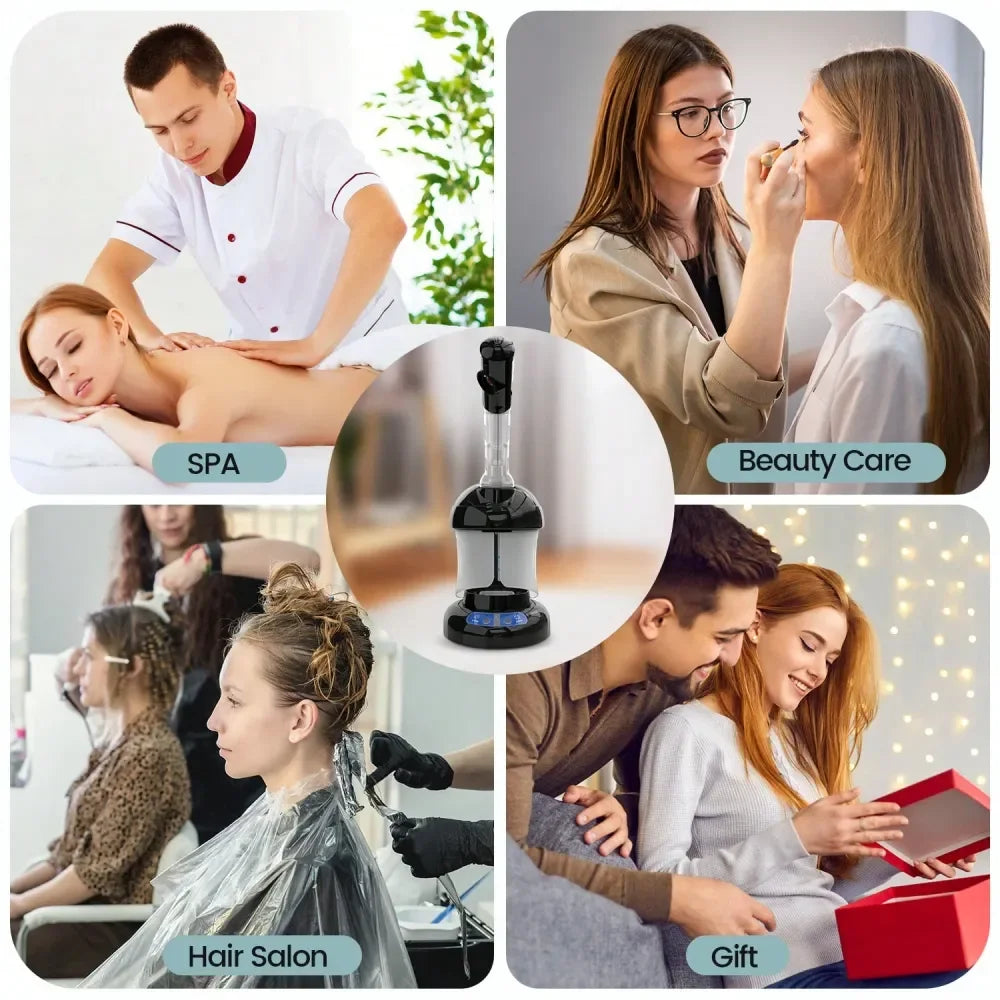 Steamer Ozone Steamer With Extendable Arm Professional Nano Ionic Facial Steamer For Deep Cleaning Portable For Personal Care Us