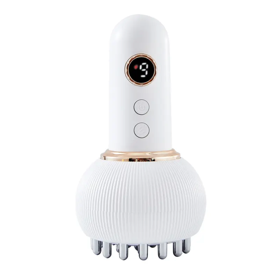 Body Sculpting Massager with Heat & Vibration Lymphatic Drainage Massage Tool Rechargeable Deep Tissue Body Massager for Cellulite Muscle Recovery Skin Tightening & Full Body Relaxation