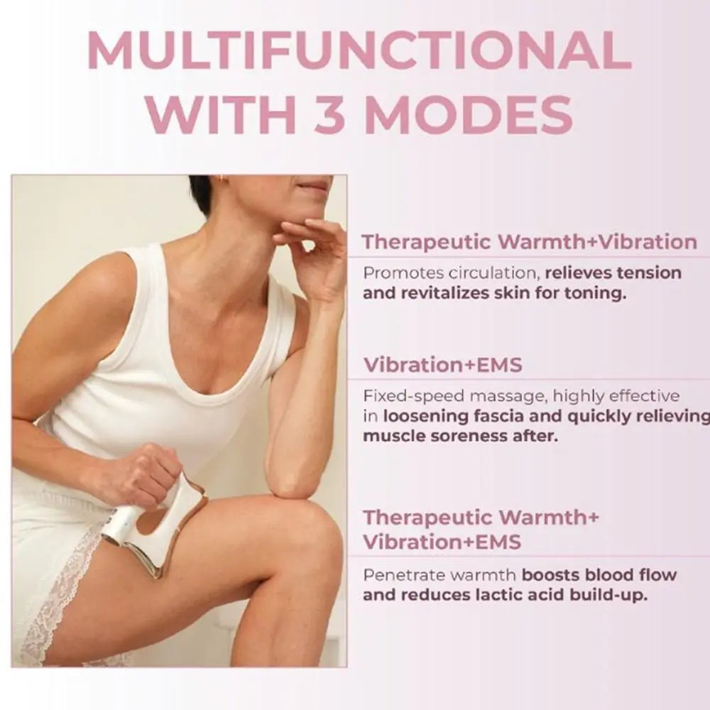 Heat Sculptor Full Body Contouring Device for Muscle Relief Deep Tissue Stimulation Gua Sha Massager