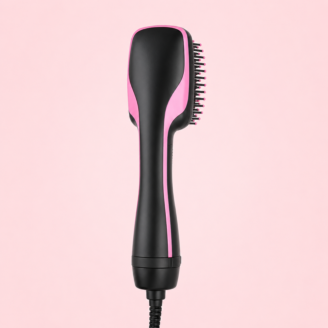 Ionic Hair Straightener Brush Hot Air Straightening Comb with Negative Ion Technology Electric Hair Straightener Brush Anti Frizz Hair Styling Tool for Smooth Silky Hair