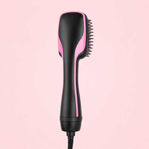 Ionic Hair Straightener Brush Hot Air Straightening Comb with Negative Ion Technology Electric Hair Straightener Brush Anti Frizz Hair Styling Tool for Smooth Silky Hair