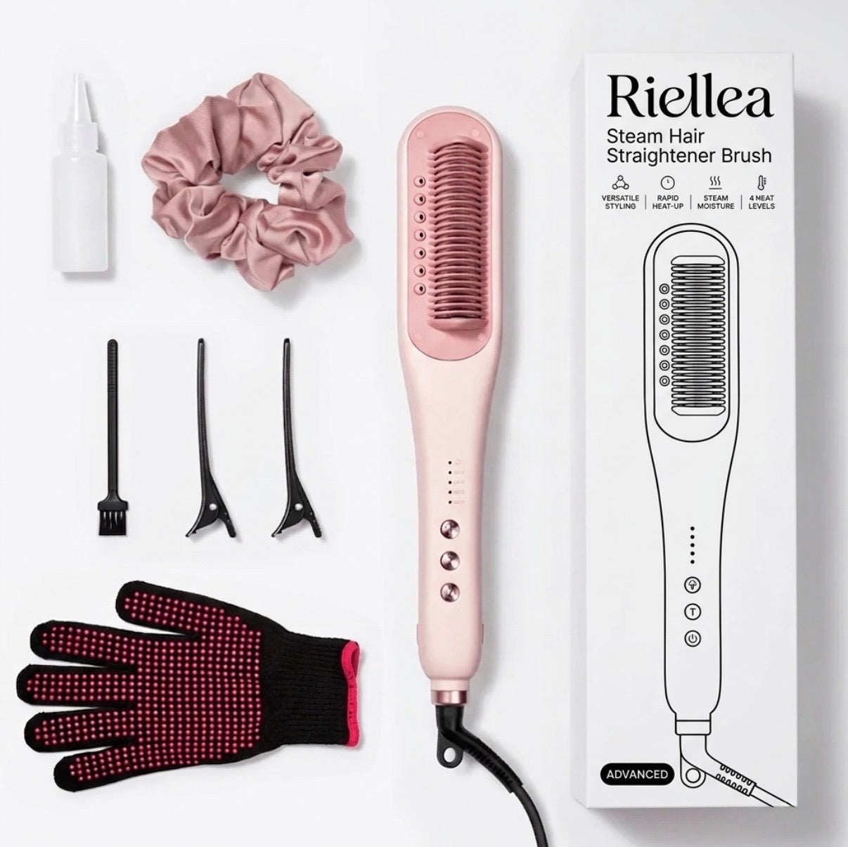 Professional Steam Straightening Brush