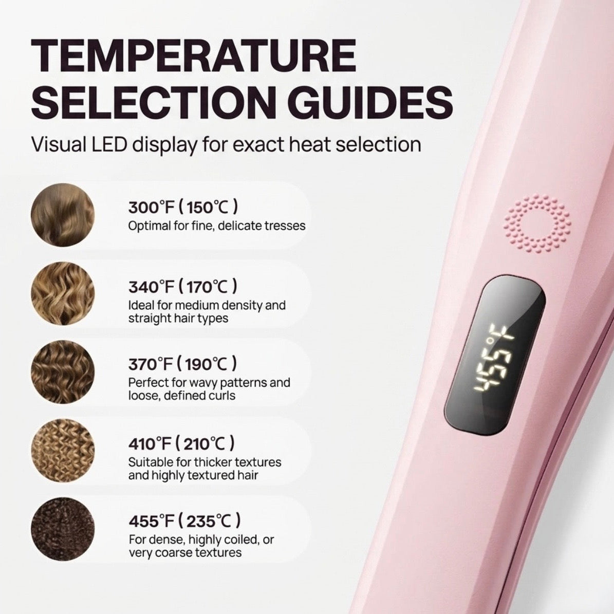 Ionic Steam Hair Straightener