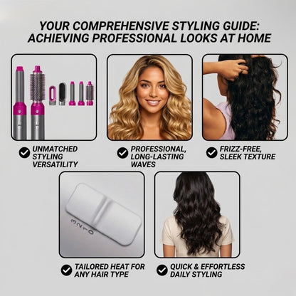 Ionic 5 In 1 Hair Dryer Brush & Air Wrap Styler