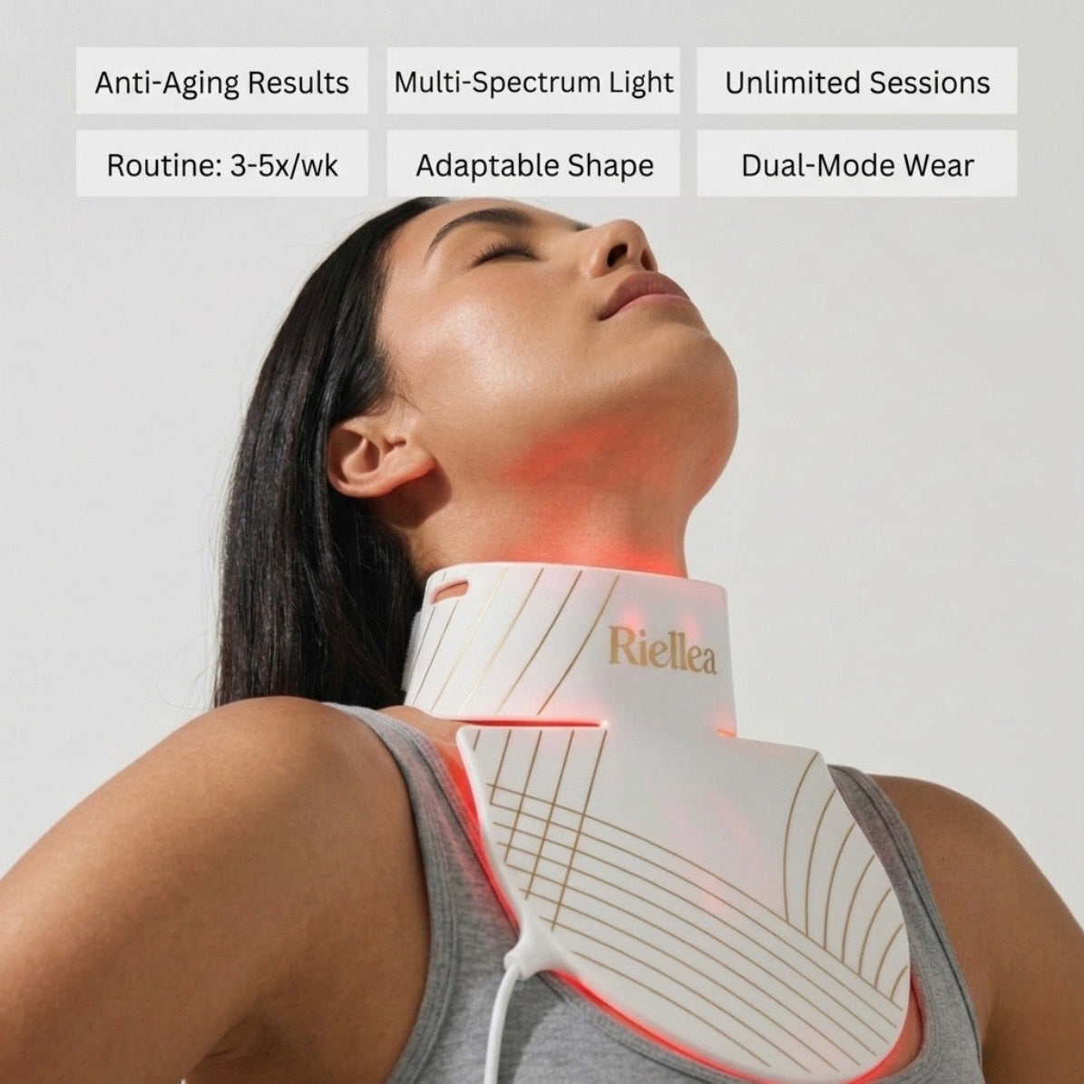 Professional Red Light Therapy Neck & Chest Mask