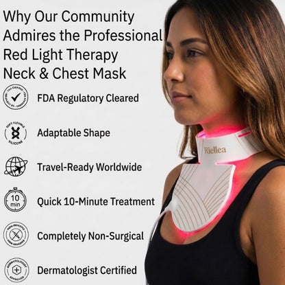 Professional Red Light Therapy Neck & Chest Mask