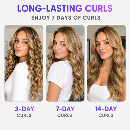 AirFlow Pro Automatic Curling Iron 1.25 Inch Airflow Curling Wand Ceramic Hair Curler with Cool Air Technology Anti Frizz Professional Hair Styler for Long Lasting Curls & Waves